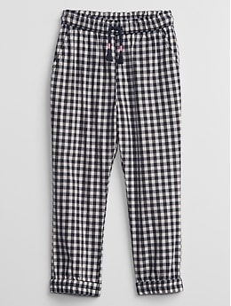 ボトムス soorploom otto gingham check pants 2y GINGHAM PANTS - Red / Orange | ZARA United States
