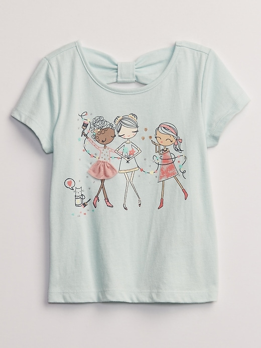 Image number 5 showing, Toddler Bow Graphic T-Shirt
