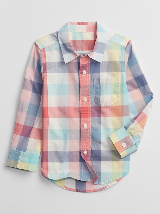 View large product image 1 of 1. Toddler Plaid Shirt