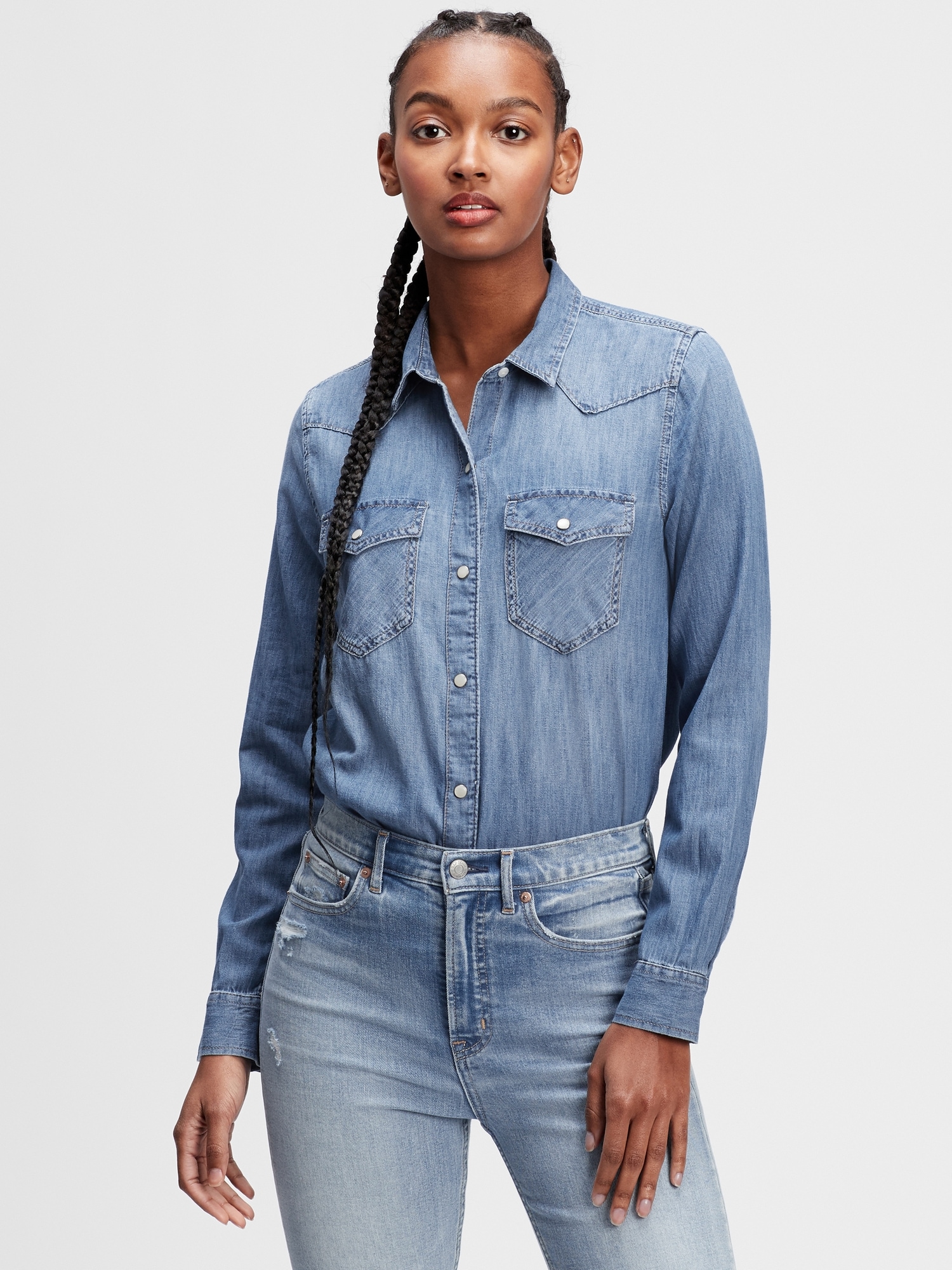 Denim shirt