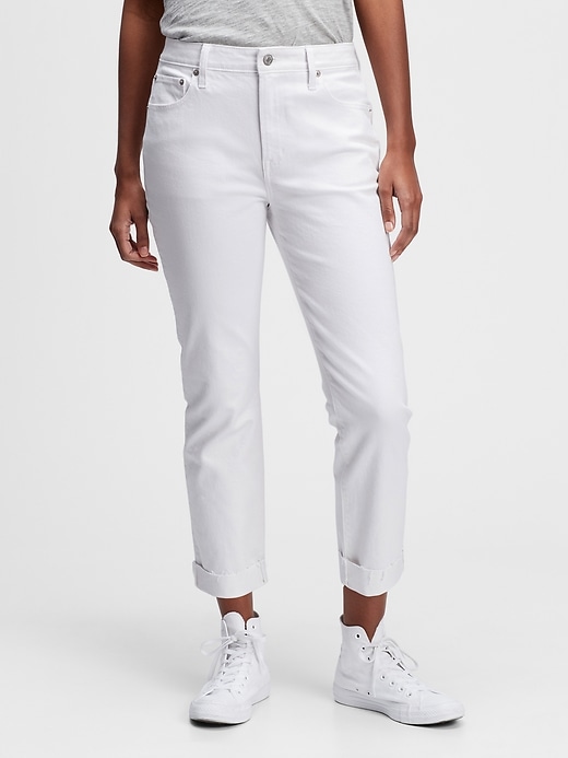 Image number 1 showing, Mid Rise Stretch Universal Boyfriend Jeans