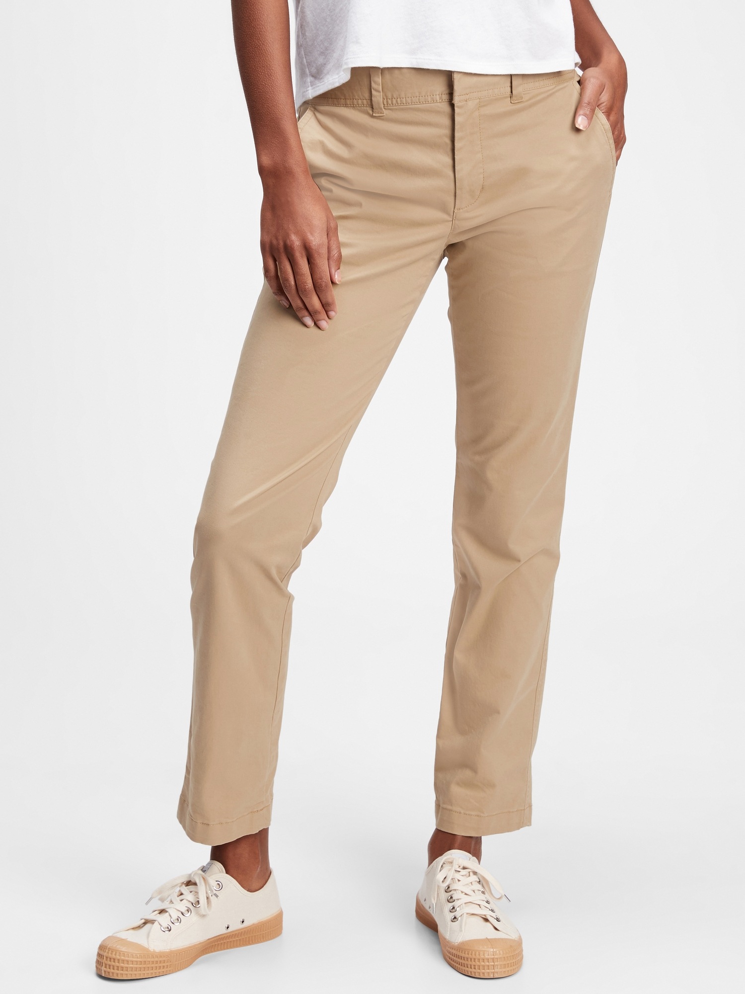 gap straight khakis