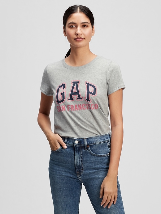 Image number 5 showing, City Gap Logo T-Shirt In Jersey
