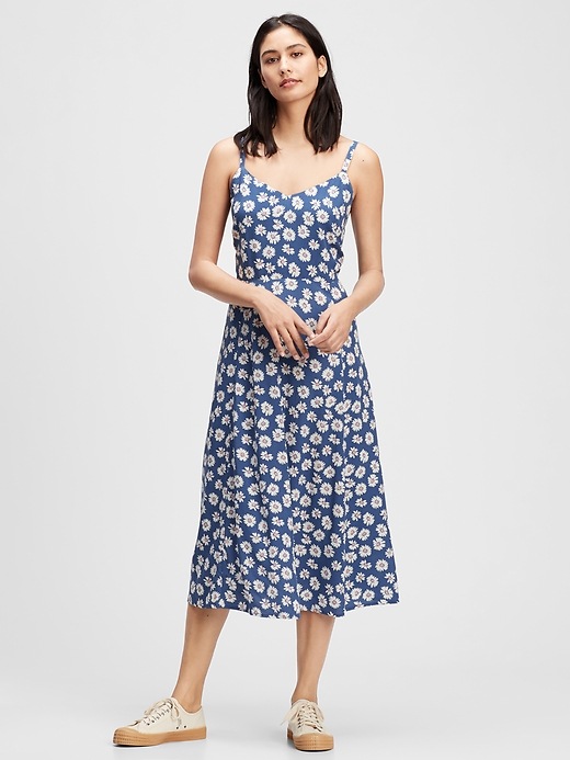 Image number 4 showing, Print Cami Midi Dress