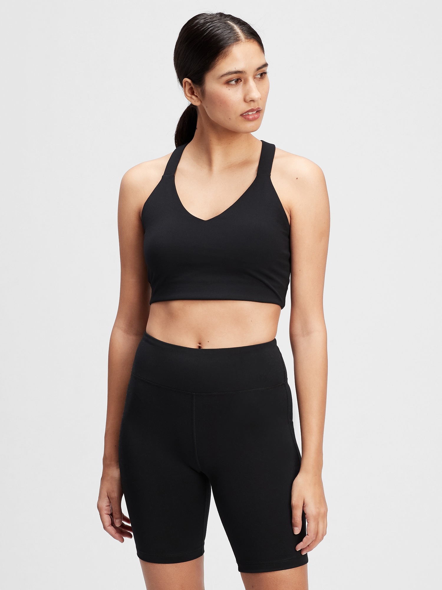 GapFit Low Impact Longline Sports Bra | Gap Factory