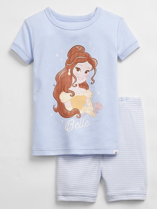 View large product image 1 of 1. babyGap &#124 Disney Princess Belle 100% Organic Cotton PJ Set