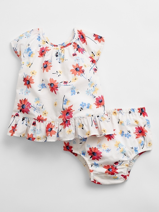 View large product image 1 of 2. Baby Floral Ruffle Set
