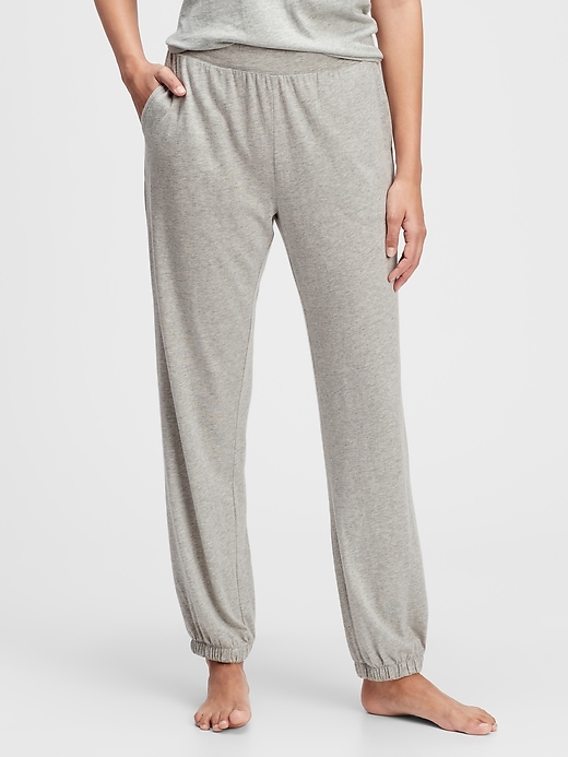 Image number 1 showing, Cotton Modal Joggers