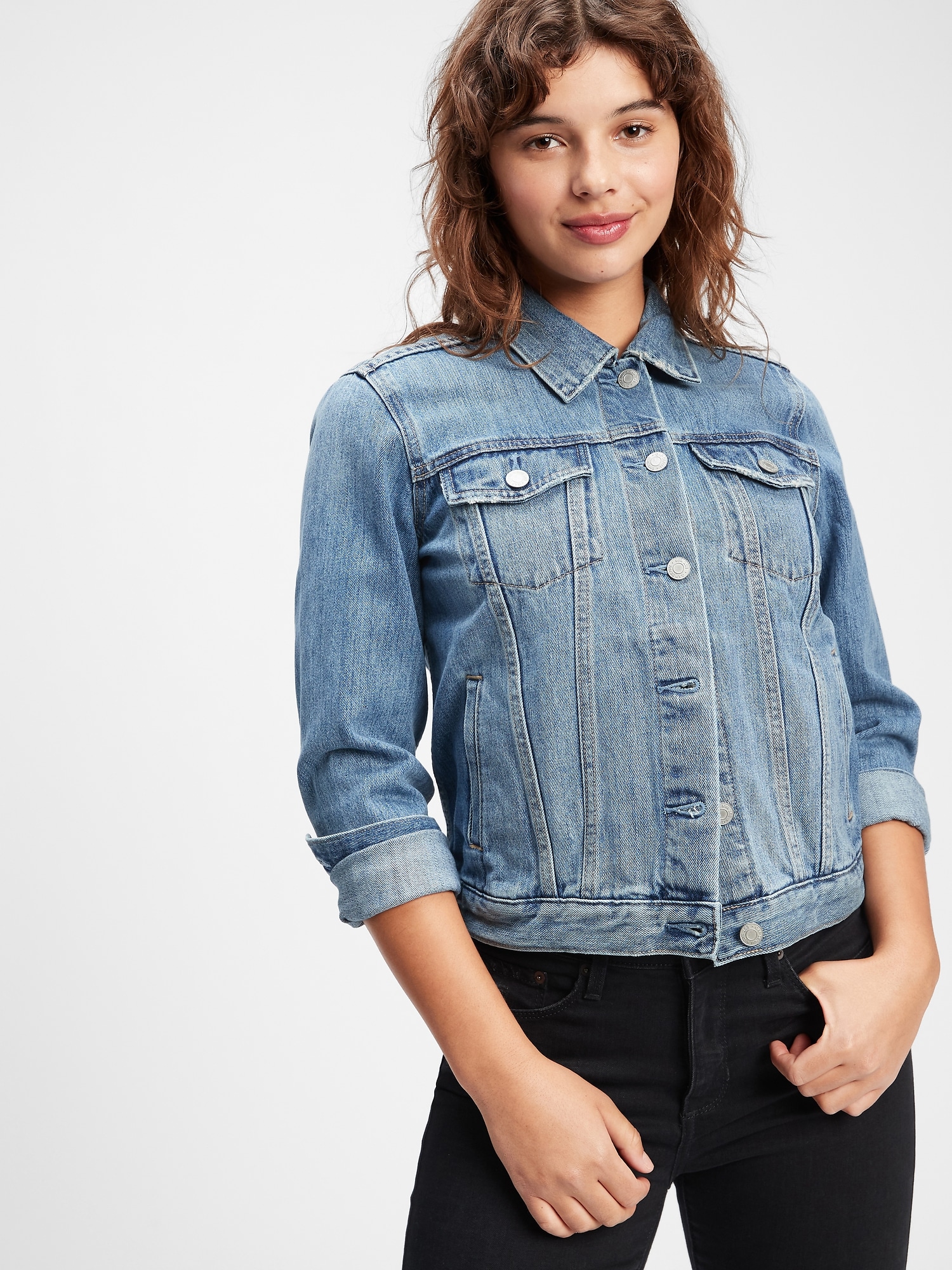 Icon Denim Jacket Gap Factory