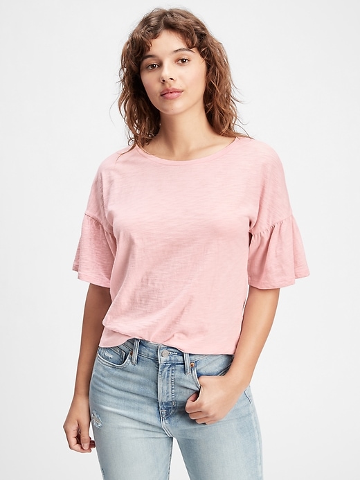 Image number 9 showing, Easy Bell Sleeve T-Shirt