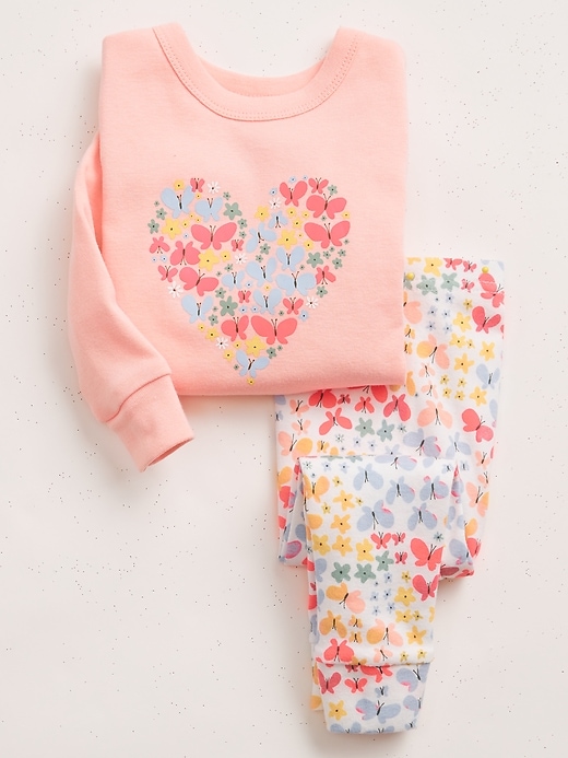 View large product image 1 of 1. babyGap Butterfly Heart PJ Set