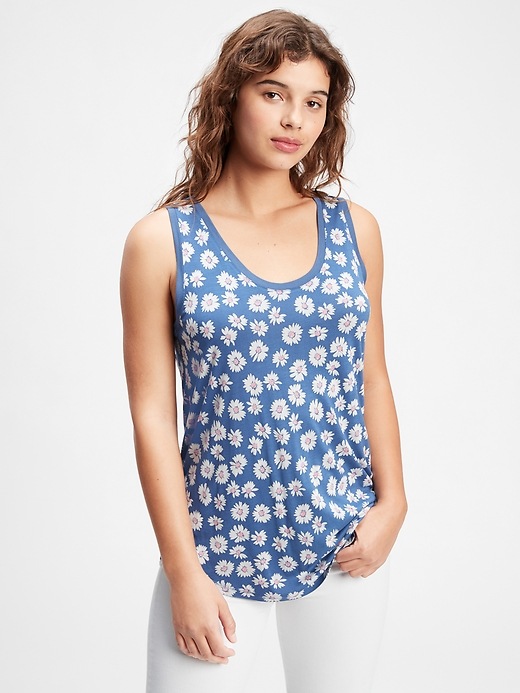 Image number 1 showing, Luxe Print Tank Top