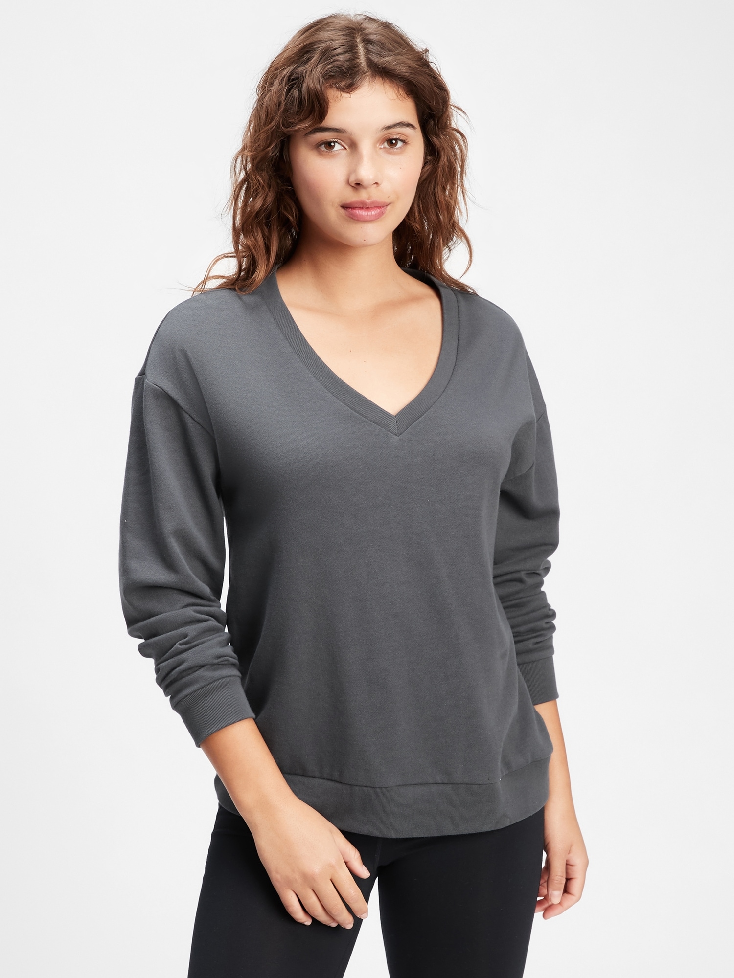Cotton V-Neck Sweater | Gap Factory
