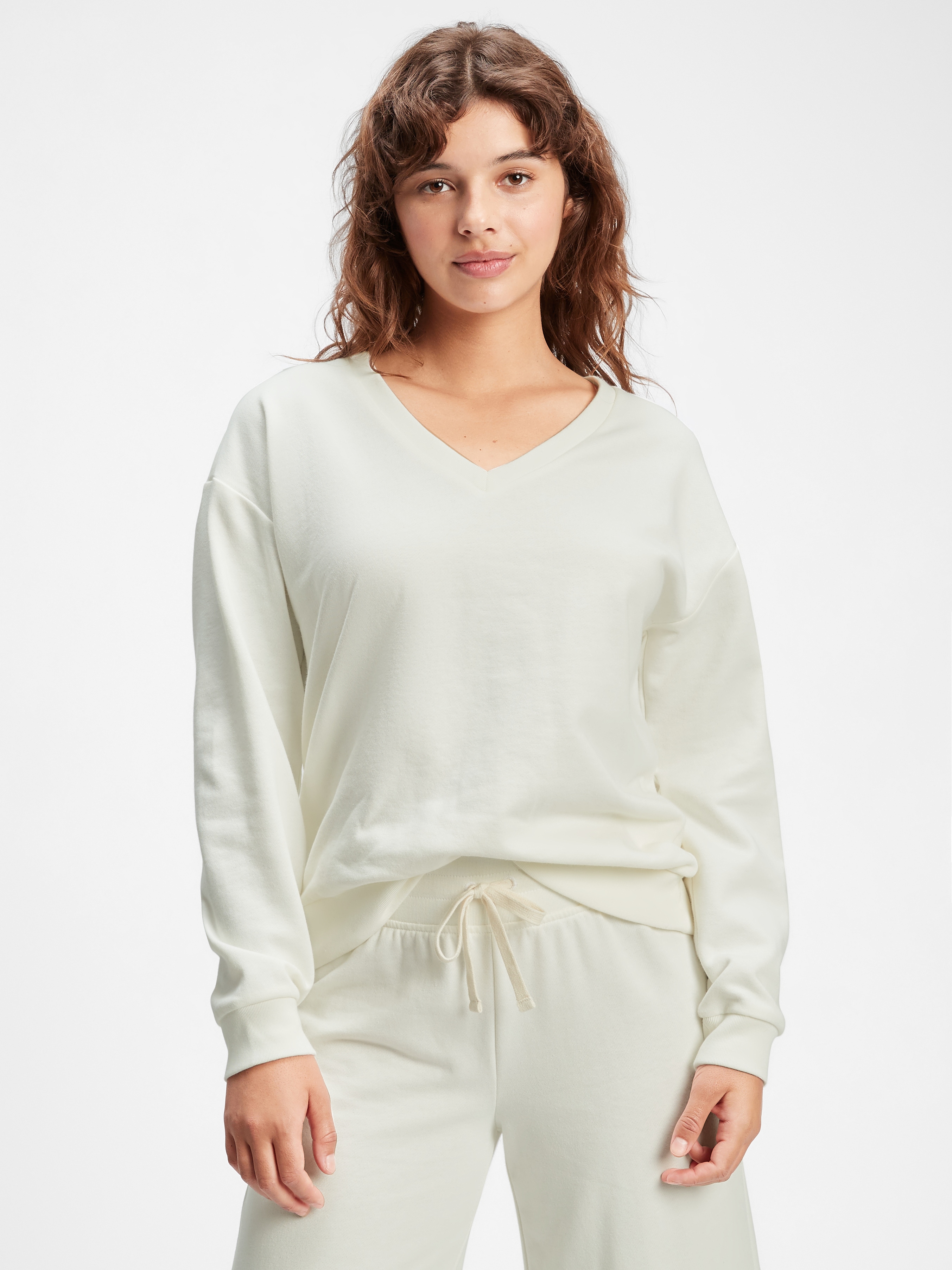 V-Neck Sweatshirt | Gap Factory