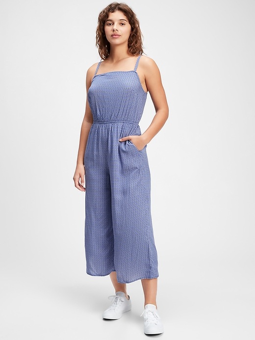 Squareneck Jumpsuit Gap Factory