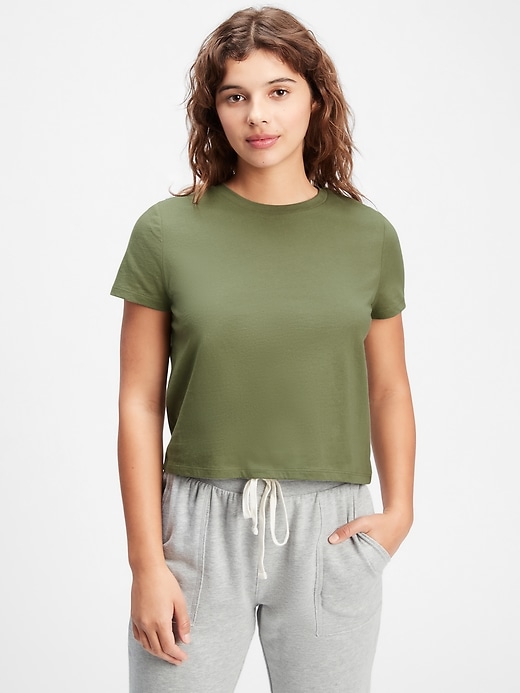 Image number 5 showing, 100% Organic Cotton Shrunken T-Shirt