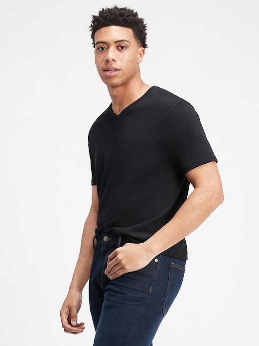 Image number 1 showing, V-Neck T-Shirt