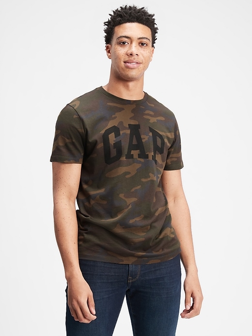 Camo Gap Logo T-Shirt