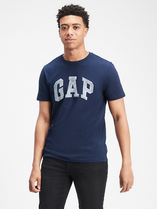 Image number 5 showing, Gap Logo T-Shirt In Slub