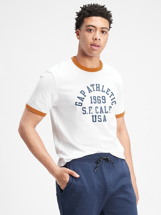 View large product image 1 of 2. Gap Logo Athletic T-Shirt