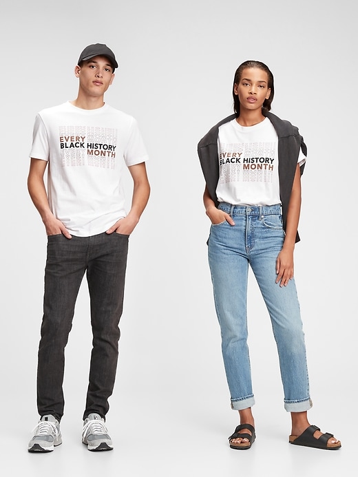 Image number 5 showing, Gap Collective Black History Month Unisex T-Shirt