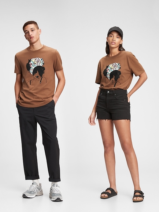 Image number 7 showing, Gap Collective Black History Month Unisex T-Shirt