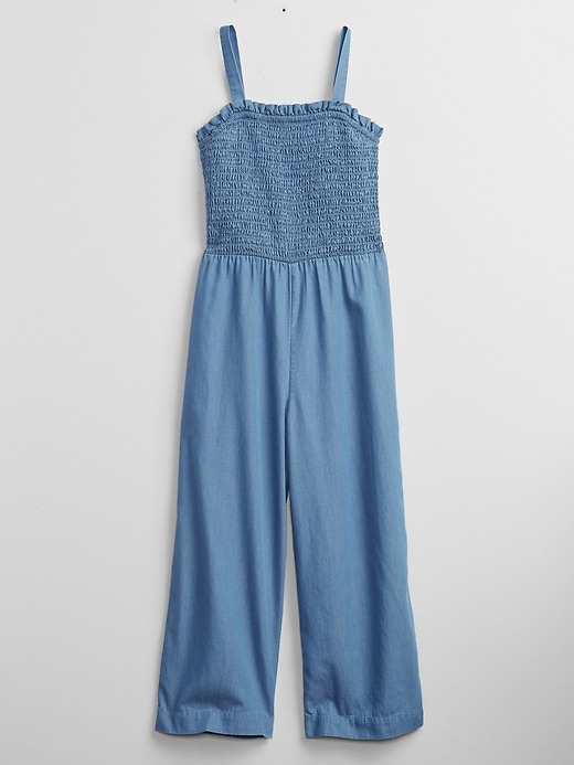 Image number 1 showing, Kids Smocked Jumpsuit