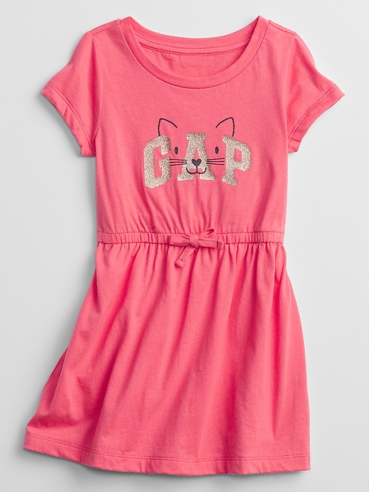 Image number 1 showing, Toddler Gap Logo Cat Knit Dress