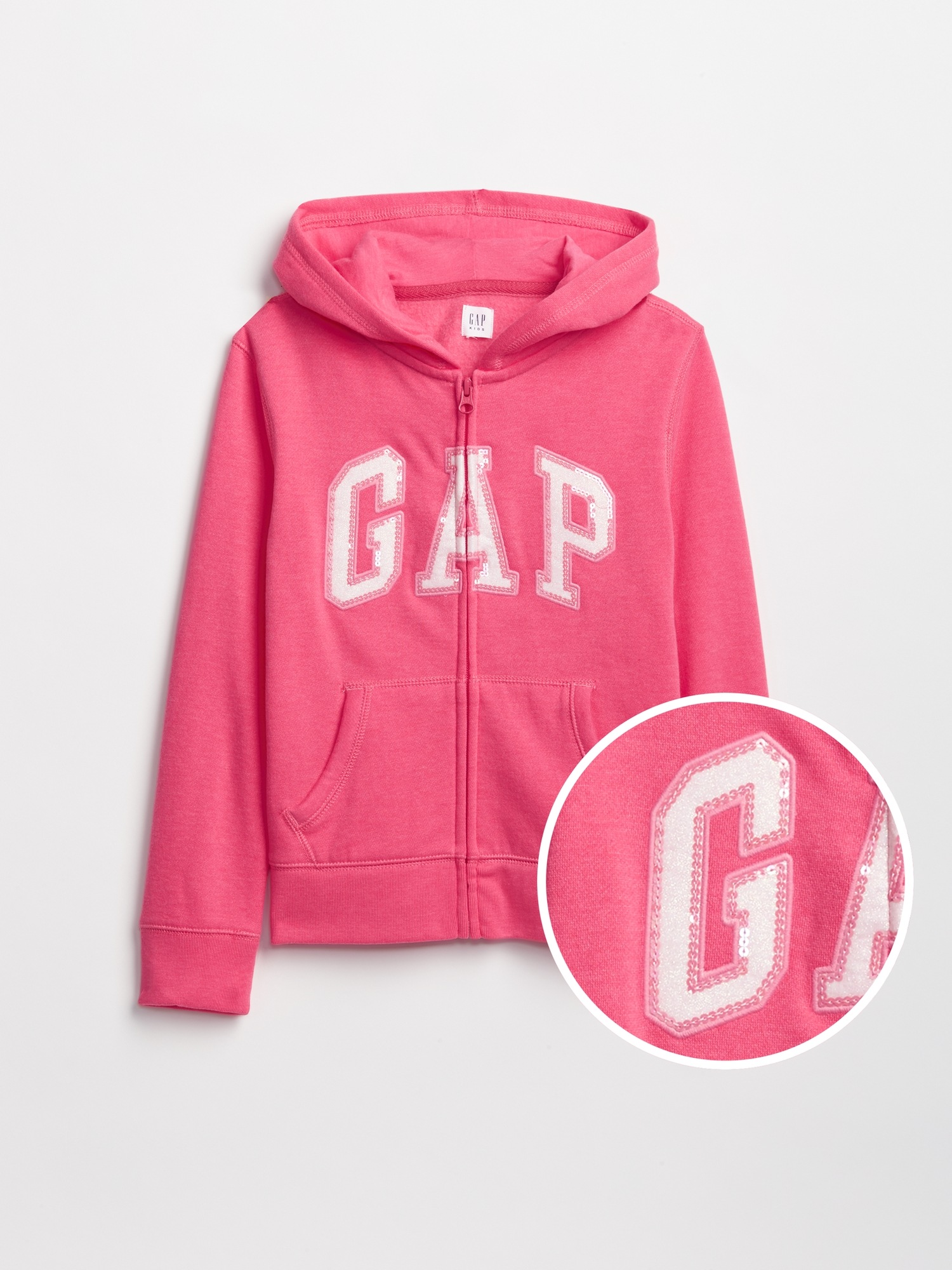 Kids Gap Logo Zip Hoodie In Fleece | Gap Factory