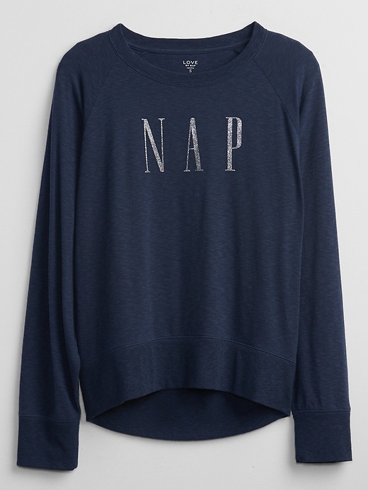 Image number 4 showing, Graphic Sleep Sweatshirt in Slub Jersey