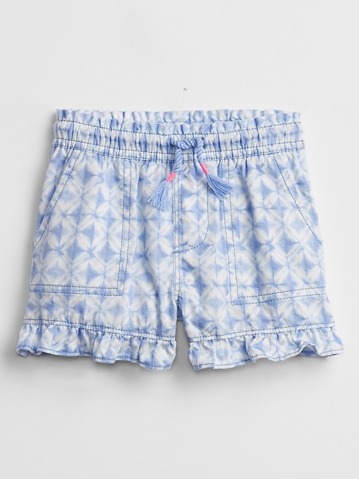 View large product image 1 of 1. Toddler Ruffle Pull-On Shorts