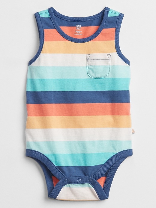 View large product image 1 of 1. Baby Pocket Print Bodysuit