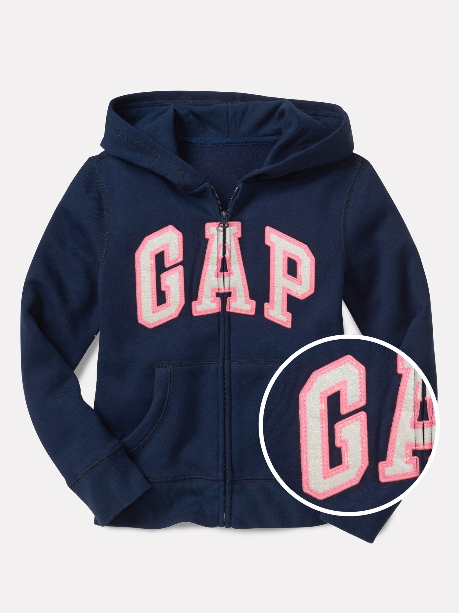 Kids Gap Logo Zip Hoodie In Fleece | Gap Factory