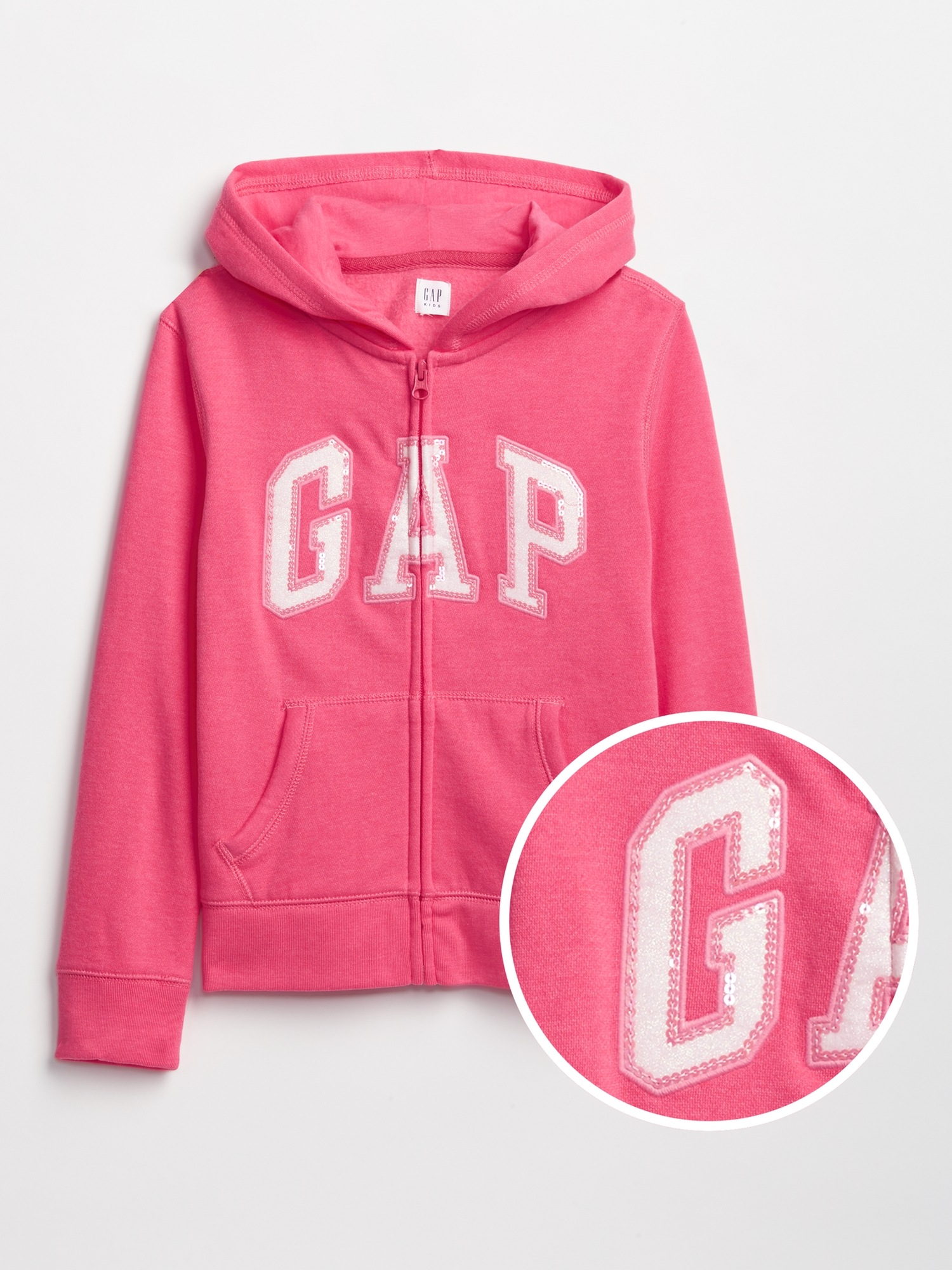 Kids Gap Logo Zip Hoodie In Fleece | Gap Factory