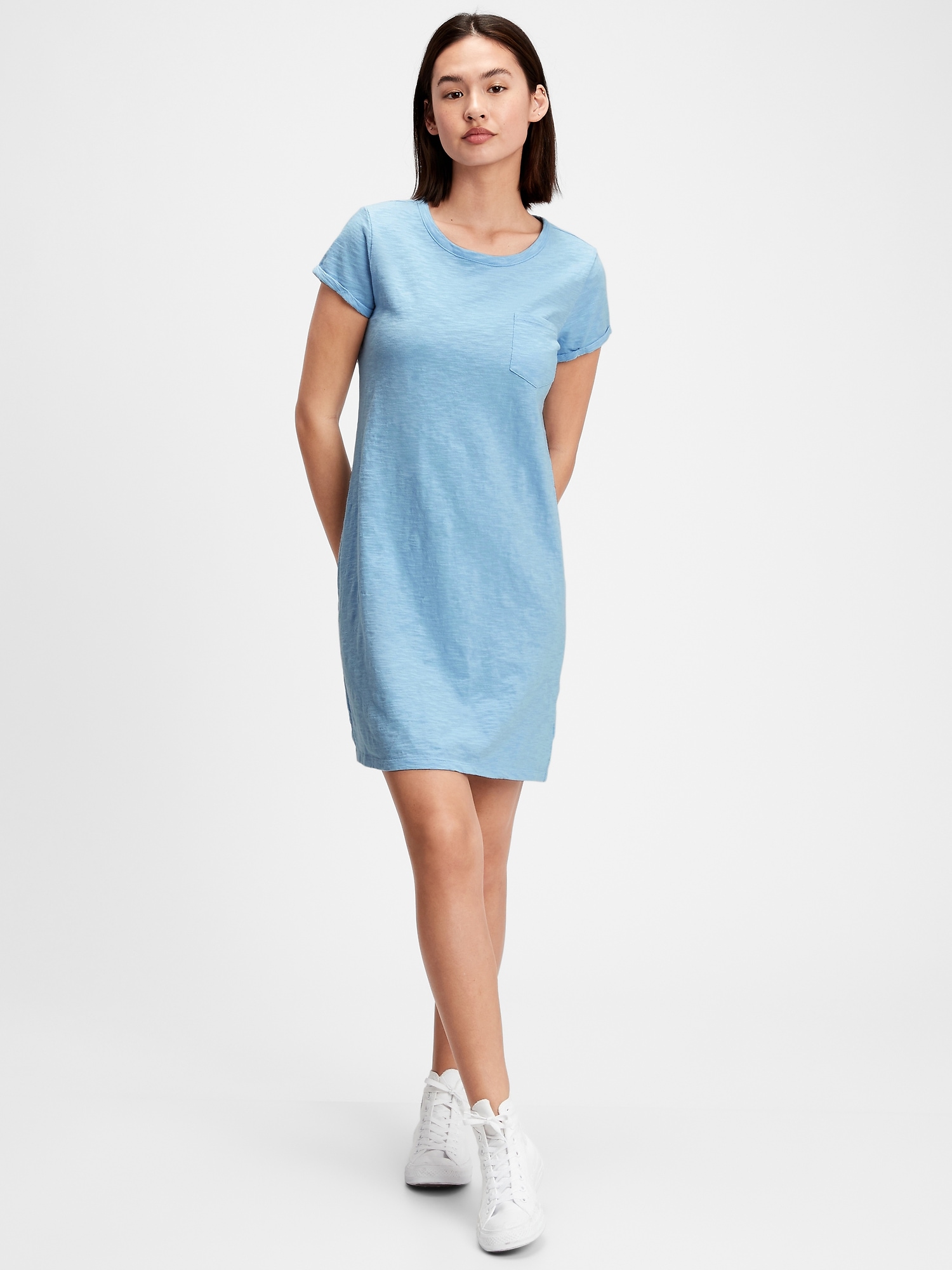 womens t shirt dress with pockets
