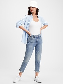 View large product image 3 of 3. High Rise Vintage Slim Jeans With Washwell&#153
