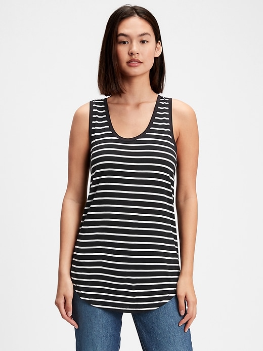 Image number 1 showing, Luxe Scoopneck Tank Top