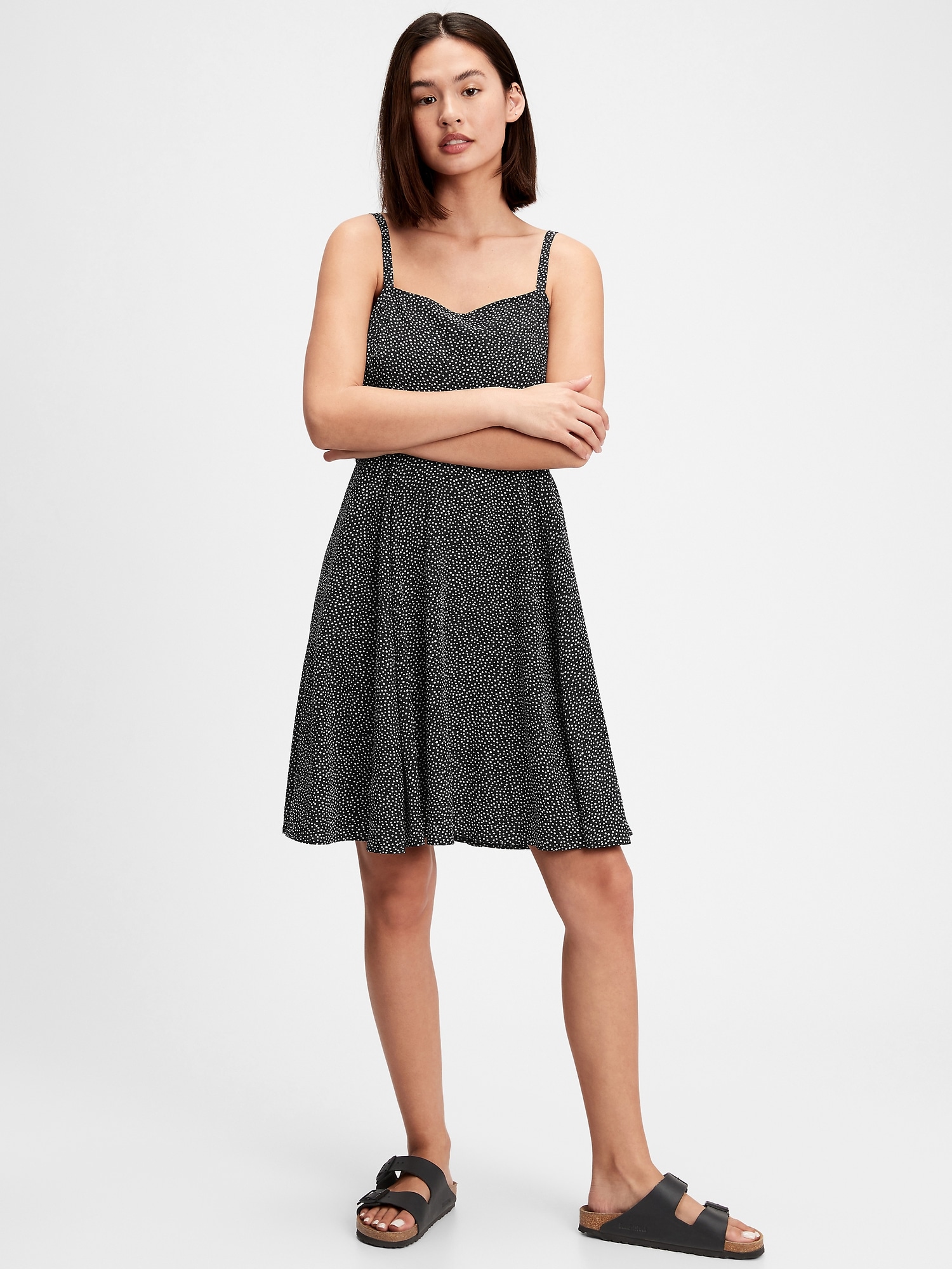 Squareneck Cami Dress Gap Factory