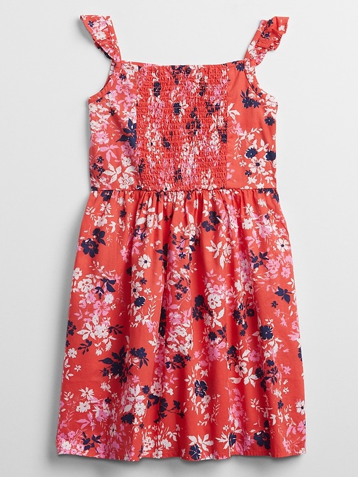 View large product image 2 of 2. Kids Smocked Floral Dress
