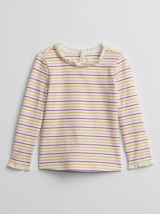Toddler Stripe Ruffle T-Shirt