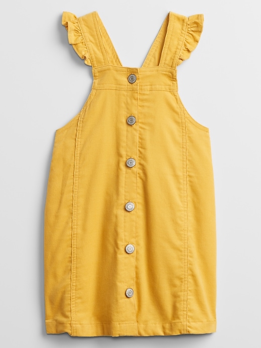 View large product image 1 of 1. Toddler Ruffle Button-Front Dress