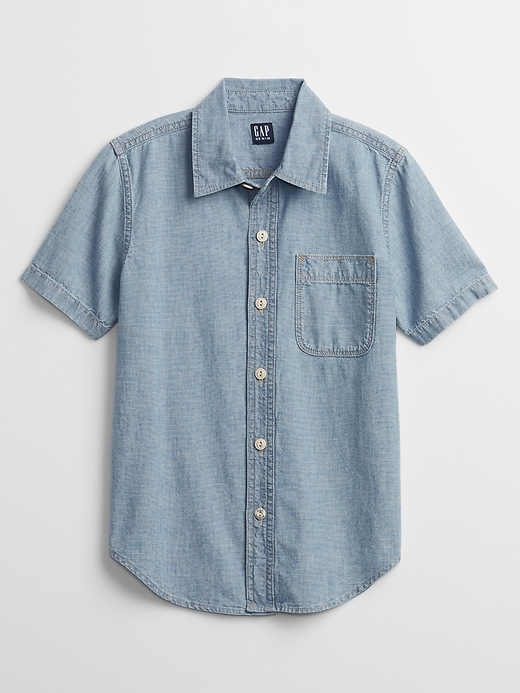 View large product image 1 of 1. Kids Chambray Shirt