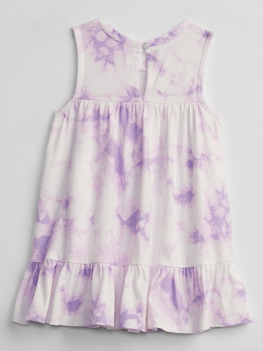 View large product image 2 of 2. Baby Sleeveless Tie-Dye Dress