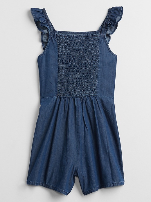 Image number 2 showing, Kids Chambray Romper