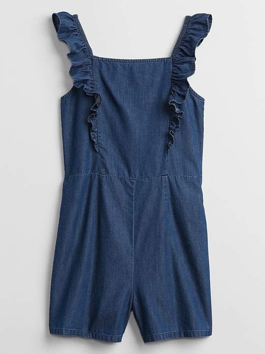 Image number 1 showing, Kids Chambray Romper