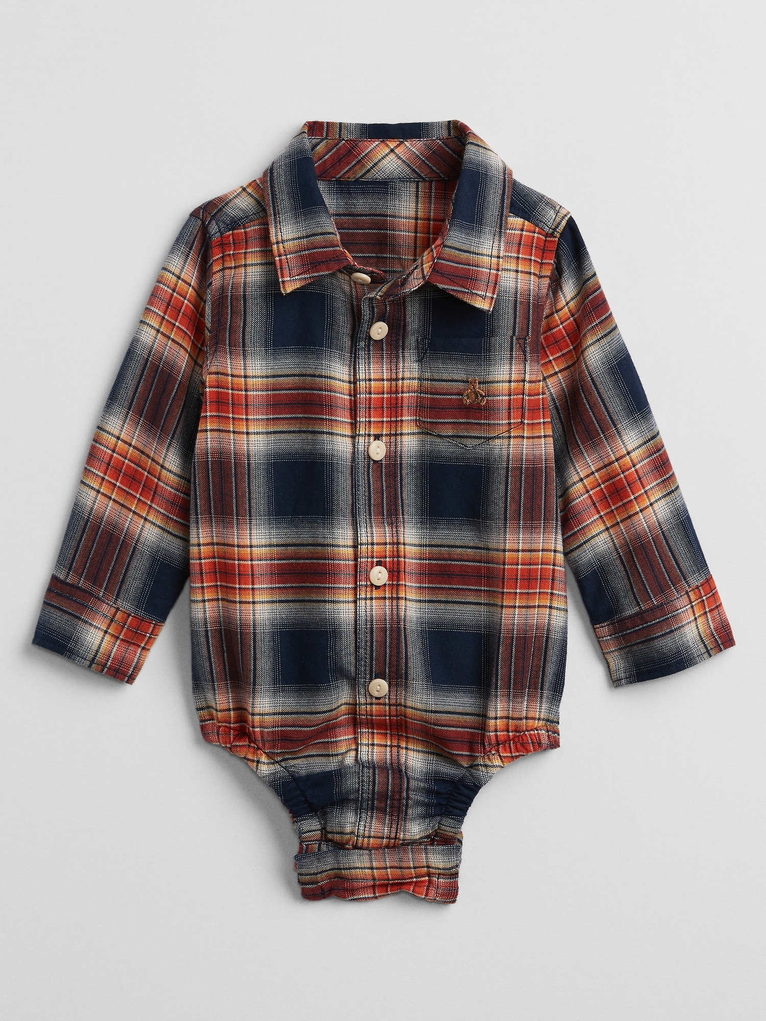 Baby Plaid Bodysuit Gap Factory