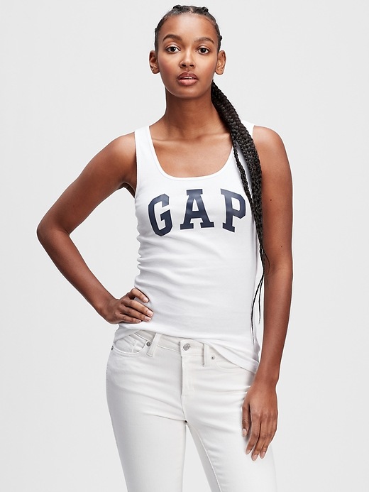 Image number 1 showing, Gap Logo Ribbed Tank Top