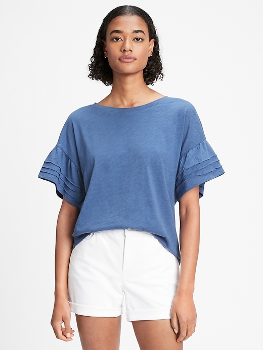 View large product image 1 of 1. Easy Bell Sleeve T-Shirt