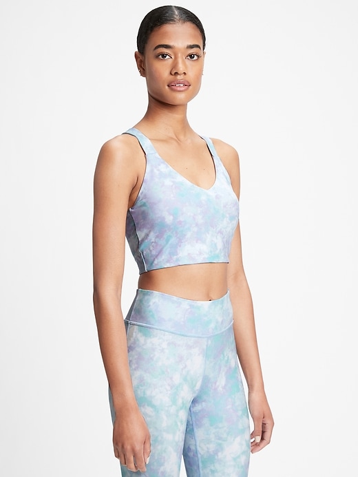 Image number 4 showing, GapFit Low Impact Longline Sports Bra