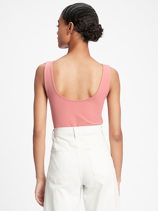 Image number 2 showing, Sleeveless Scoopneck Bodysuit
